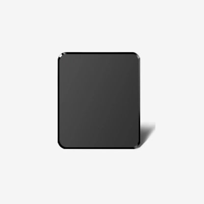 Hard Mouse Pad Small Mouse Pad for Travel Business Black Mousepad for Office Home Bed Sofa