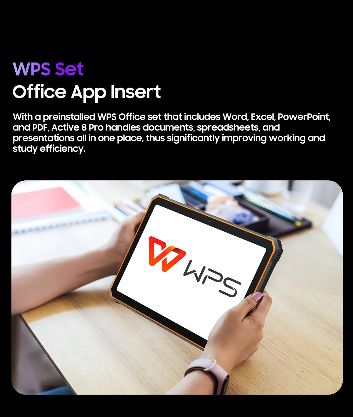 Blackview Active 8 Pro 16GB 256GB Tablet PC 22000mAh Battery Android 14 10.36" inch 2.4K Display 16MP+ 48MP Camera Rugged Tablet