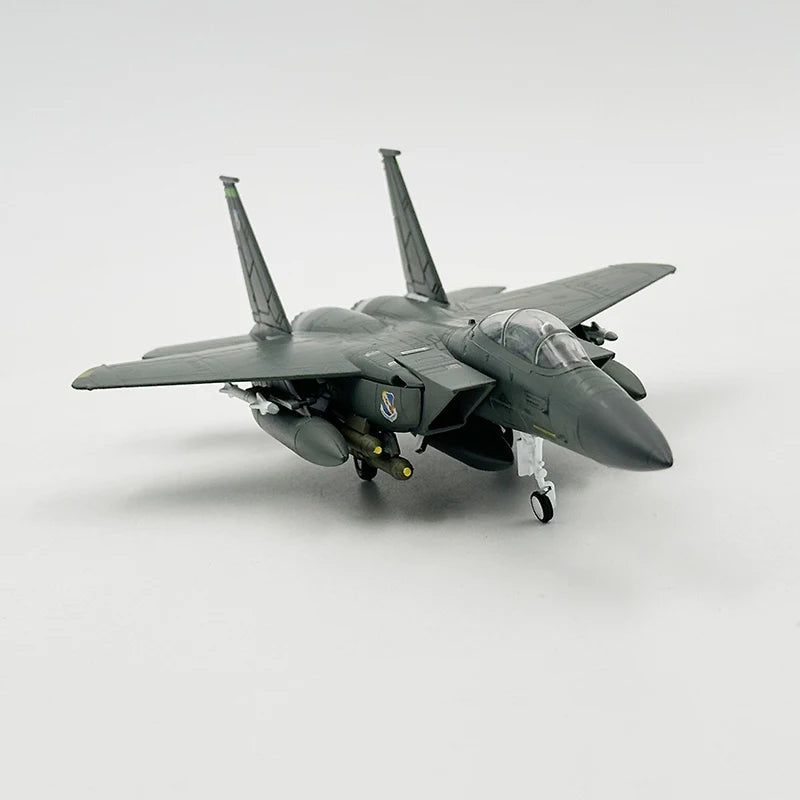 1/100 Scale Model Toy F-15E F15E F15 F-15 Strike Eagle Fighter USAF Diecast Metal Plane Model Toy For Collection-Gulf Version