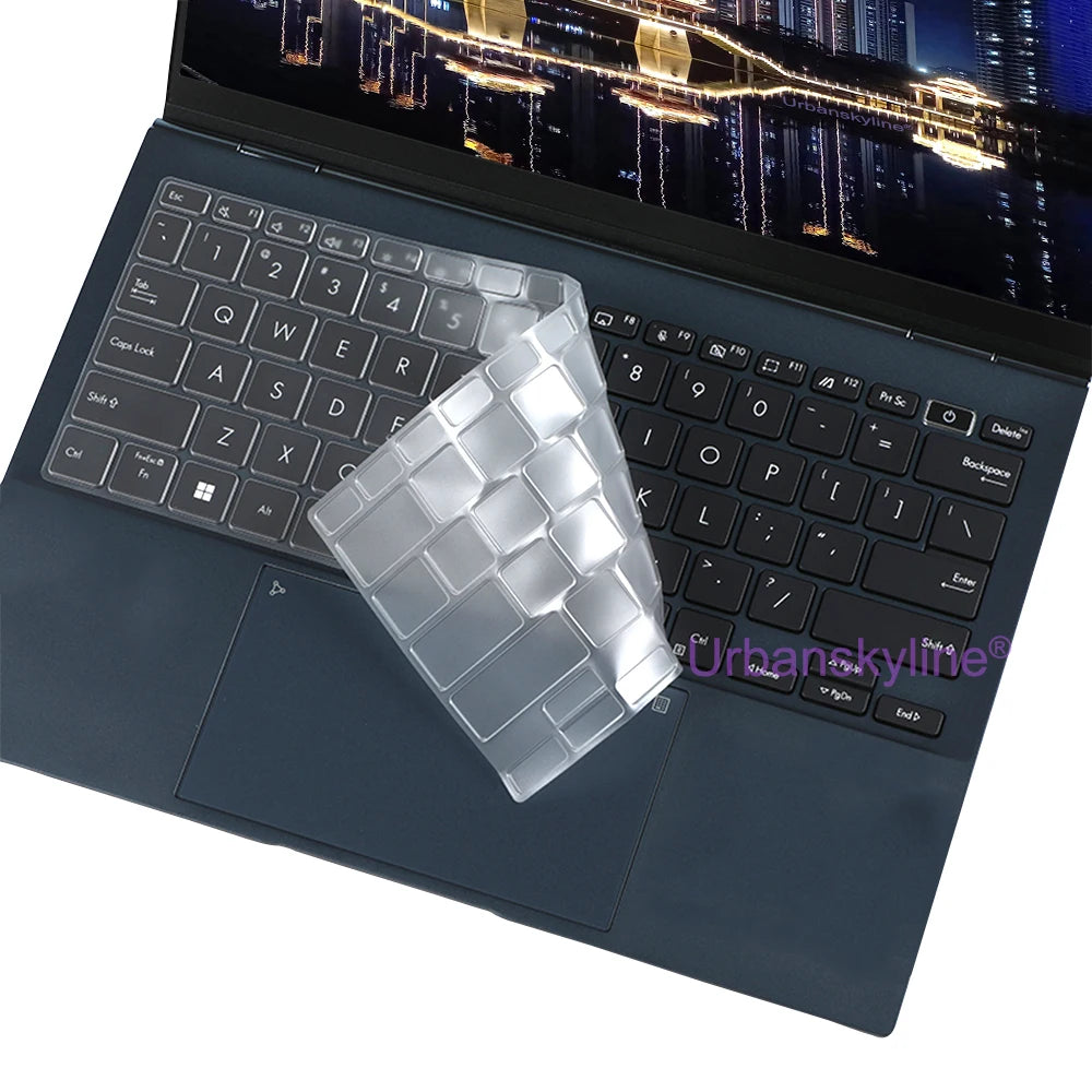 Keyboard Cover for ASUS Zenbook 14 Flip 14X OLED Pro UX3406 UX3405 UX3404 UX3402 UM3402 UP3404 Q425 Silicone Protector Skin Case