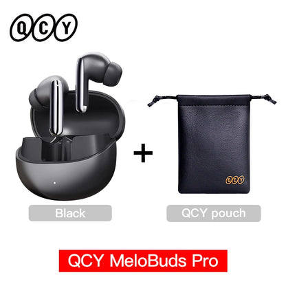 QCY MeloBuds Pro ANC Wireless Earphones 46dB Active Noise Cancellation Earbud Bluetooth 5.3 Hi-Res Audio with LDAC Headphones