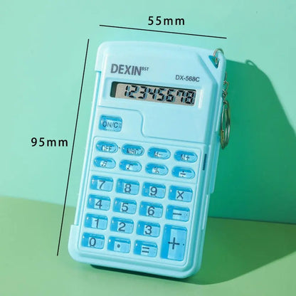 Flip Cover Calculator Mini Portable Math Calculator For Office Accounting School Students