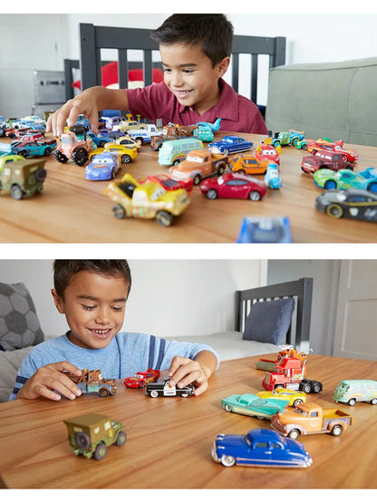 Cars Disney Pixar Cars 2 3 Toy Lightning McQueen Mater Jackson Storm Alloy Metal Model Car 1:55 Metal Toys Children Gifts