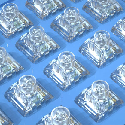 Kailh Box Jellyfish Switch Clicky Tactile 5-Pin Mechanical Keyboard Switch RGB Custom Fully Transparent Keyboard Kit Pre-lubed