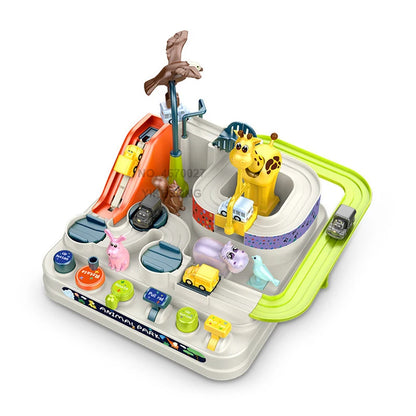 Car Train Track Sets Board Adventure Game Toy Interactive Boy Parking for Children 2 To 4 Year Old Kids Birthday Gift