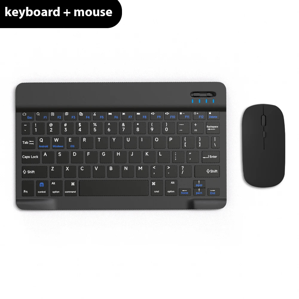 For Android iOS Windows Bluetooth Wireless Keyboard And Mouse For iPad Tablet Keyboard For Phone Tablet Wireless Keyboard Mouse
