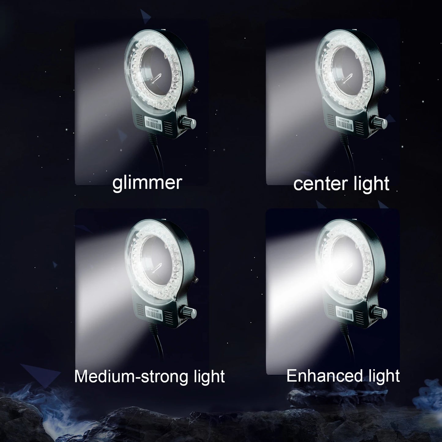 YIZHAN 130X Lens C-mount Digital Microscope for Electronics 4K 1080P HD Industrial Cameras 60MP 48MP HDMI USB VGA Repair Tools