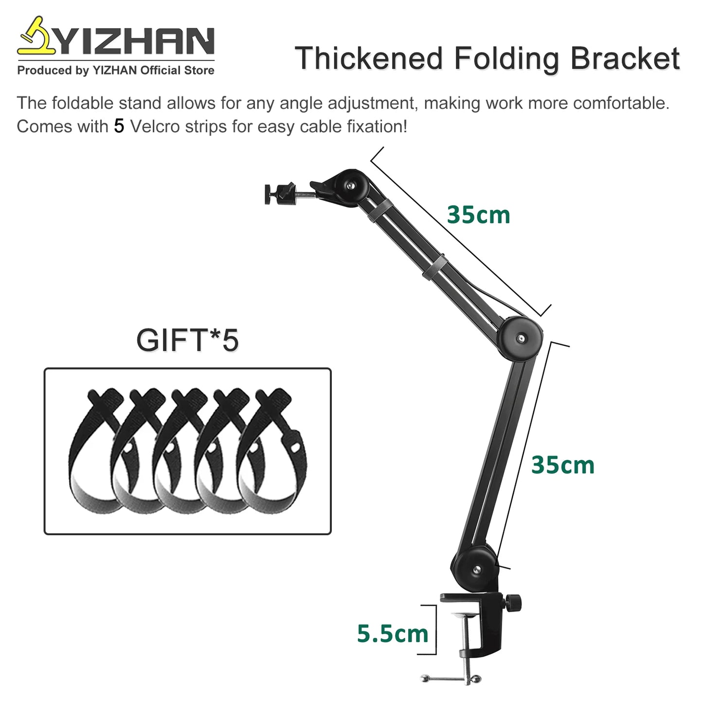 YIZHAN 48MP 4K Electronics Soldering Microscope FULL HD 1080P HDMI Camera USB Software 1-150x Lens Stand Shipping From Europe