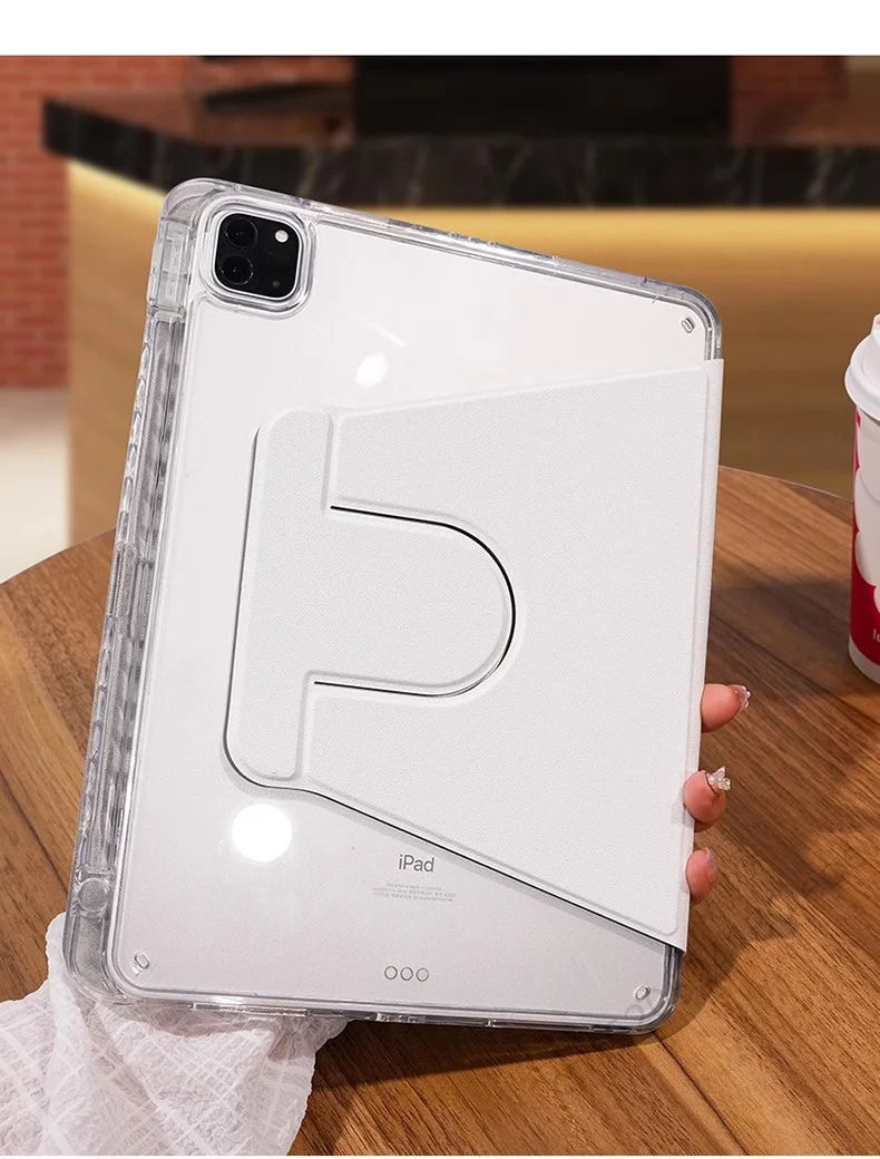 Pencil Holder Case for iPad Pro 11 2024 iPad A16 11th 10th 10.2 9th 8th Generation Cover for 2025 iPad Air 11" 5 4 10.9 Funda