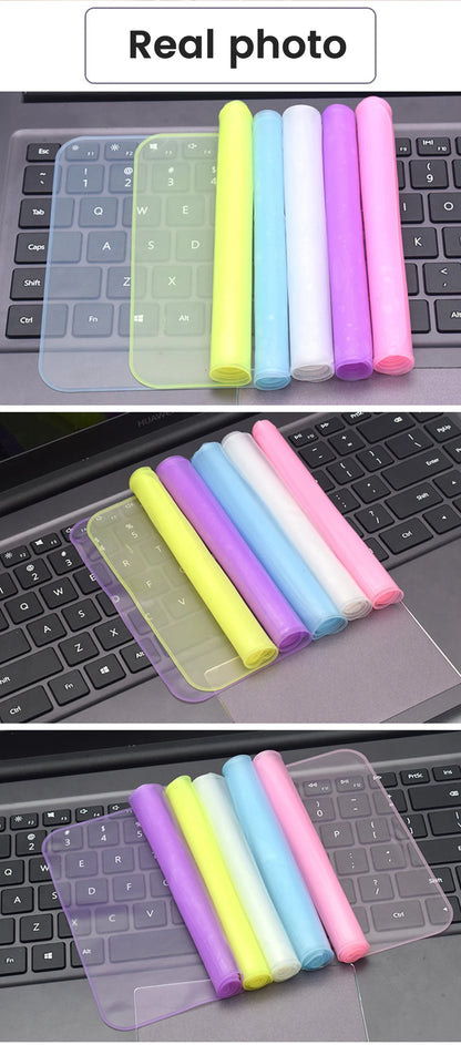 Olaf Universal Laptop Keyboard Cover Protector 12-14 Inch/15-17 Inch Silicone Waterproof Dustproof Keyboard Protector Skim