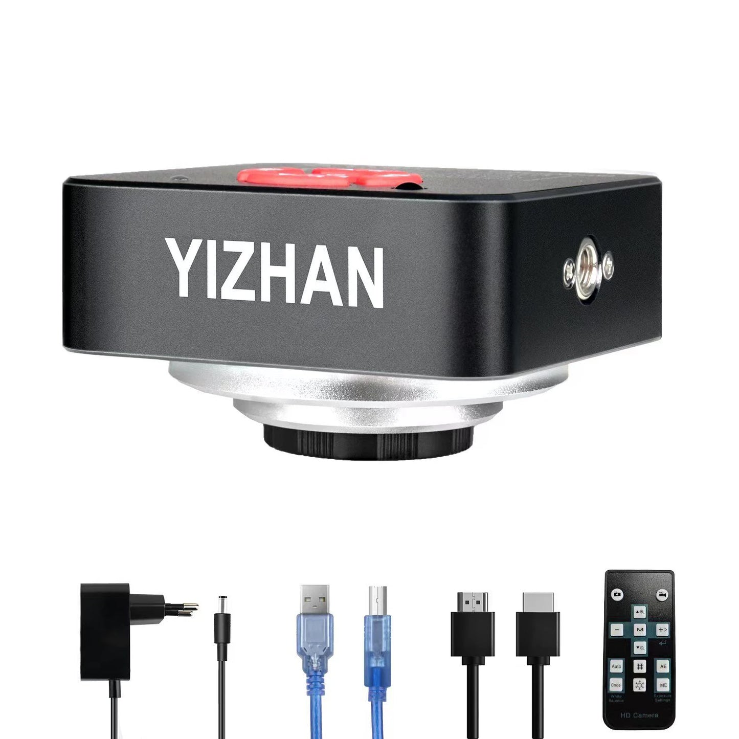 YIZHAN 48MP 4K Electronics Soldering Microscope FULL HD 1080P HDMI Camera USB Software 1-150x Lens Stand Shipping From Europe