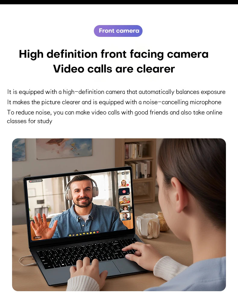 Xiaman 15.6" Gaming Laptop Computer AMD A4-7210 MX350 Discrete Graphics Notebook PC Gamer Windows 11 Fingerprint Unlock Laptops