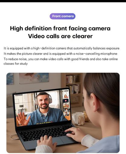 Xiaman 15.6" Gaming Laptop Computer AMD A4-7210 MX350 Discrete Graphics Notebook PC Gamer Windows 11 Fingerprint Unlock Laptops