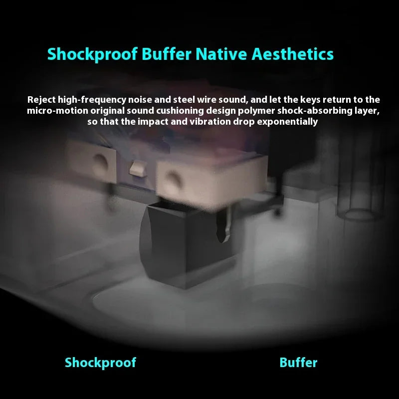 Incott 029 Wireless Mouse Bluetooth 3-Mode Gaming Light Weight Ergonomics Customized E-sports Mice Pc Gamer Accessories Gifts