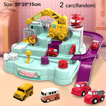 Car Train Track Sets Board Adventure Game Toy Interactive Boy Parking for Children 2 To 4 Year Old Kids Birthday Gift