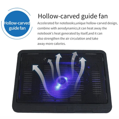 Universal Laptop Cooler Cooling Radiator Fan Cooler Stand Notebook Support Usb Port Air Extracting Cooling Holder Accessories