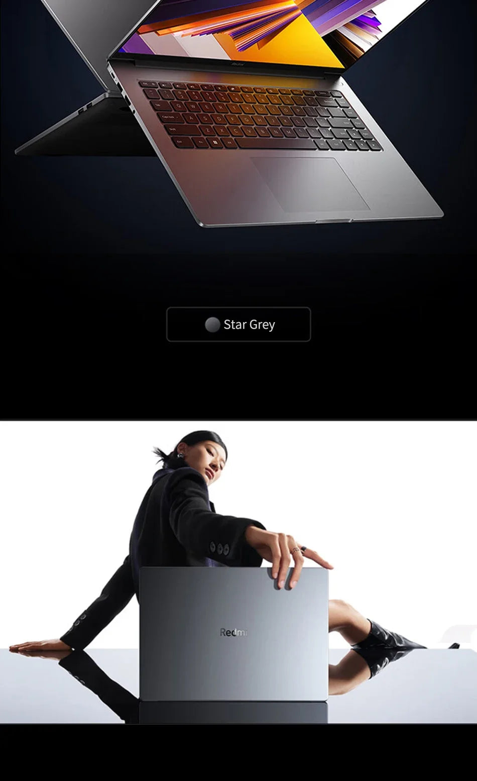 Original Xiaomi Mi Redmi Book 16 2024 intel i5 13500H 16GB RAM 512GB SSD 16inch 2.5K 120Hz Screen JYU4577CN