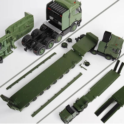 New In Stock Mesdi 1:64 Scania R650 Civilian Trailer Transport Vehicle Alloy Small Model Miniature Diecast Scania Custom Toy Gif