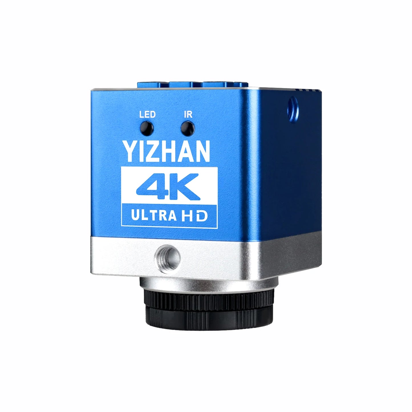 YIZHAN 130X Lens C-mount Digital Microscope for Electronics 4K 1080P HD Industrial Cameras 60MP 48MP HDMI USB VGA Repair Tools