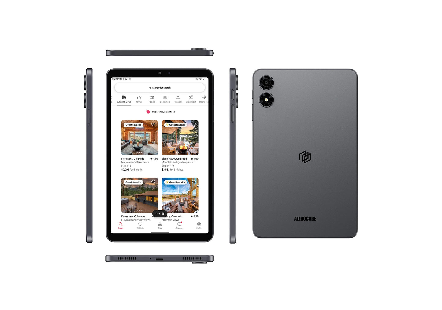 ALLDOCUBE 8.8“ Mini Tablets iPlay 70 Mini Pro 8+8GB RAM 256GB ROM Android 15 Tablet PC 90Hz FHD Screen 6050mAh Dual 4G LTE Pads