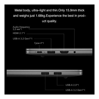 Original Xiaomi Mi Redmi Book 16 2024 intel i5 13500H 16GB RAM 512GB SSD 16inch 2.5K 120Hz Screen JYU4577CN