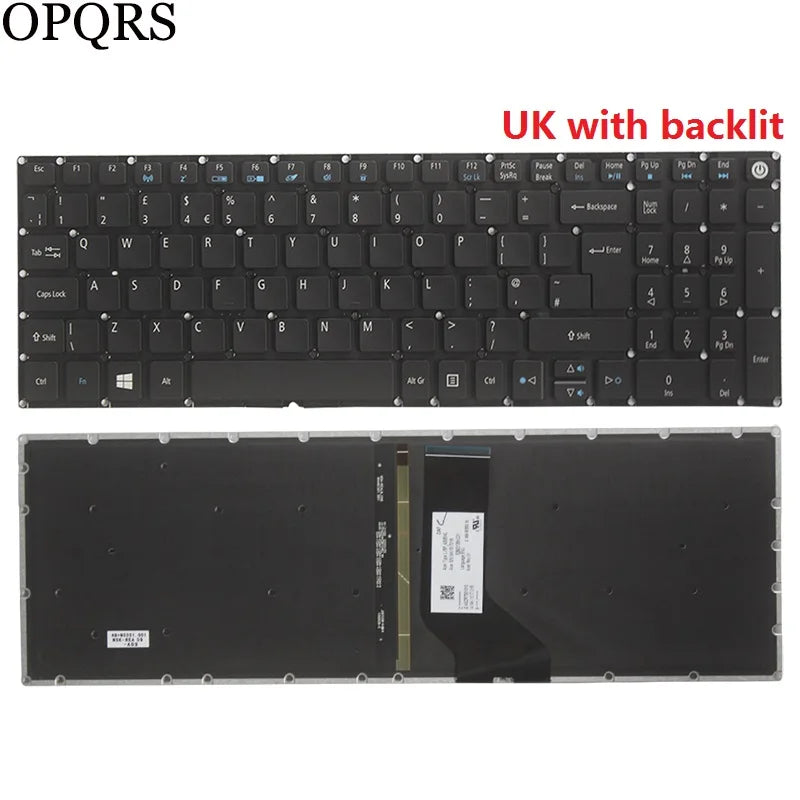 For Acer Aspire 7 A715-71 A715-71G A715-72 A715-72G A717-71 A717-72 Russian/US/UK/Spanish/Latin/German/Italian laptop Keyboard