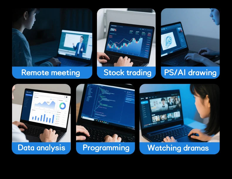 Xiaman 15.6" Gaming Laptop Computer AMD A4-7210 MX350 Discrete Graphics Notebook PC Gamer Windows 11 Fingerprint Unlock Laptops