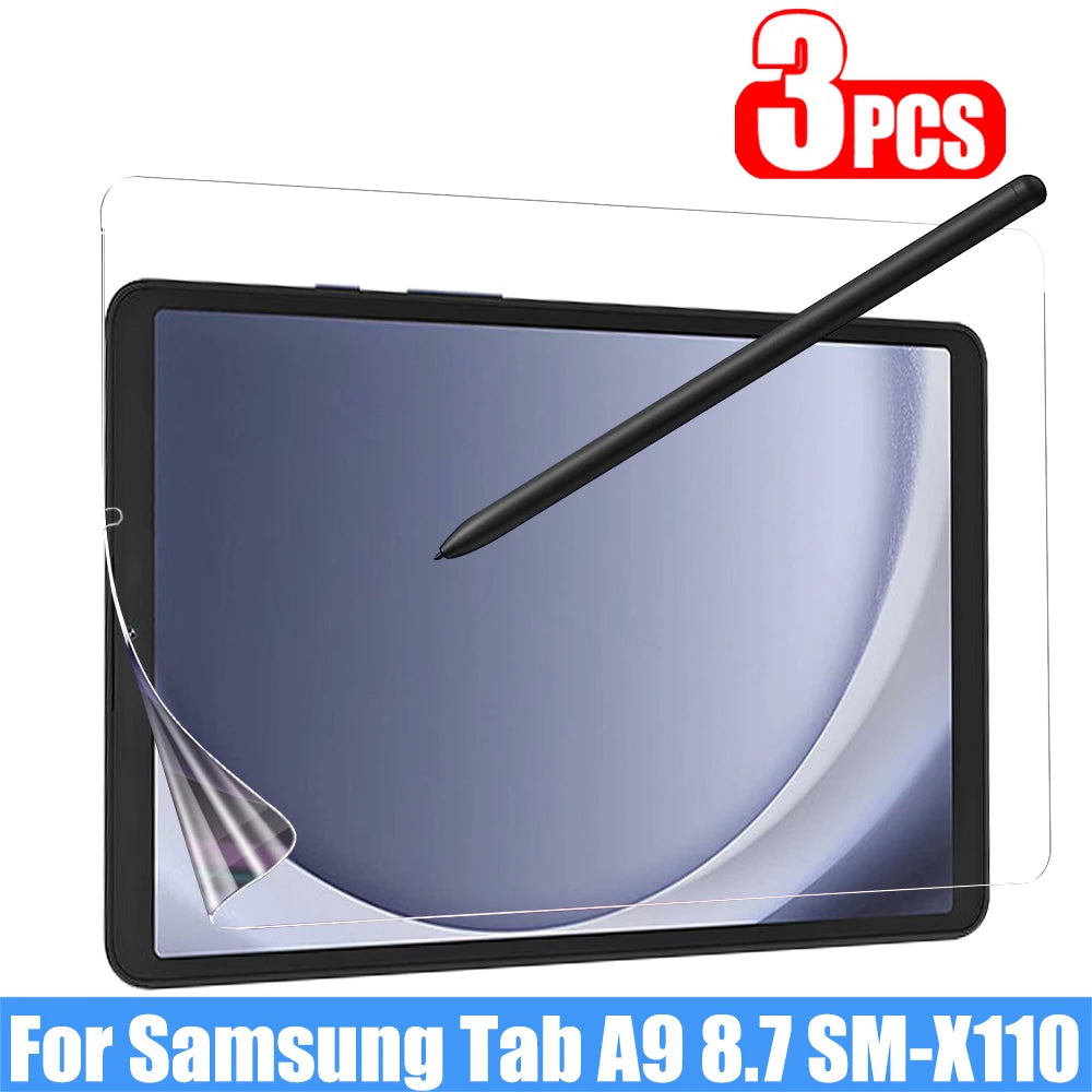 For Samsung Galaxy Tab S9 FE Writing Film For Samsung Tab A9 A9+ S9FE Plus Tab S7 S8 S9 Plus Paper Like Matte Screen Protector