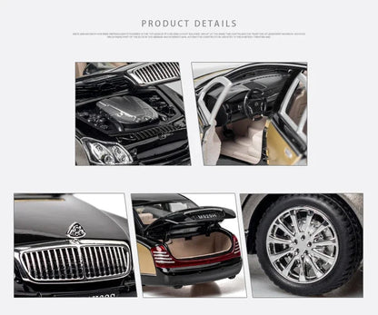 1:24 Maybach 62s S650 Alloy Car Model Diecasts & Toy Vehicles Toy Car Metal Collection Toy Kid Toys for Children Kids Gifts