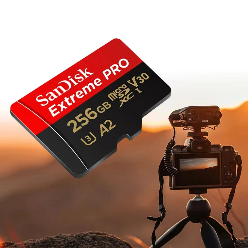 512GB Sandisk Original Memory Card 64GB 128GB EXtreme Pro Class10 UHS-I Flash Micro SD Card C10 Ultra A2 HC/SDXC Dropshipping