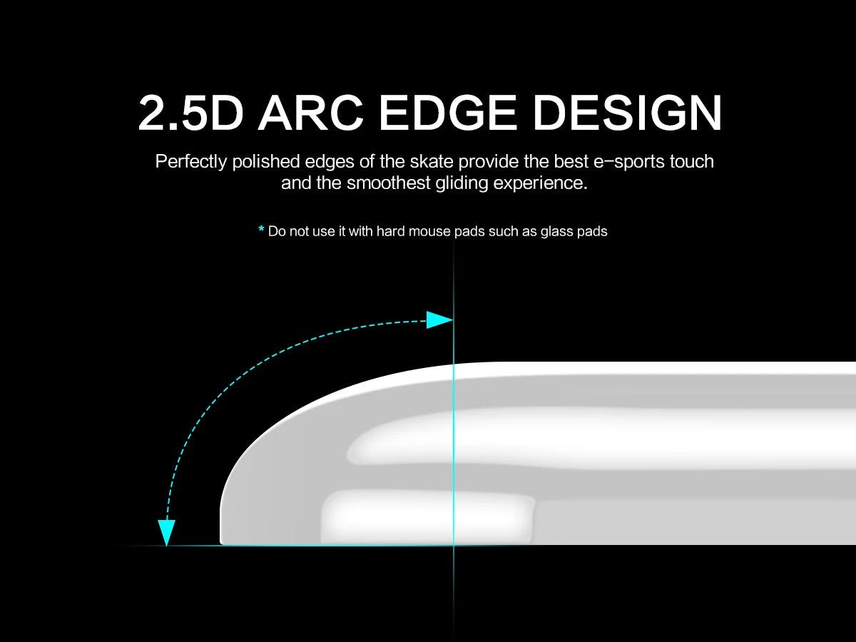 Glasses Mouse Glide Skates For Logitech G Pro Wireless Gaming Mice Anti Slip Feet Sticker Pads X 2 Pro2 LIGHTSPEED SUPERLIGHT 2