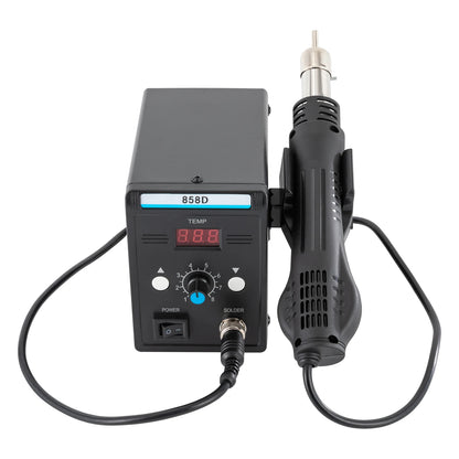 700W Hot Air Rework SMD Soldering Station With Heat Gun Set Temperature LED Screen Display For Electronics Repairs