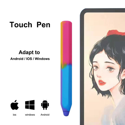 Universal Pencil Stylus For Kids Anti-slip Silicone Smooth Tablet Touch Screen Capacitive Pen Drawing