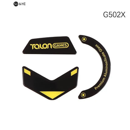 1Pack TALONGAMES Glass Mouse Skates Glide Feet Pads Mouse Feet Sticker for G502 G502X Pulsar X2/X2mini Rounded Curved Edges