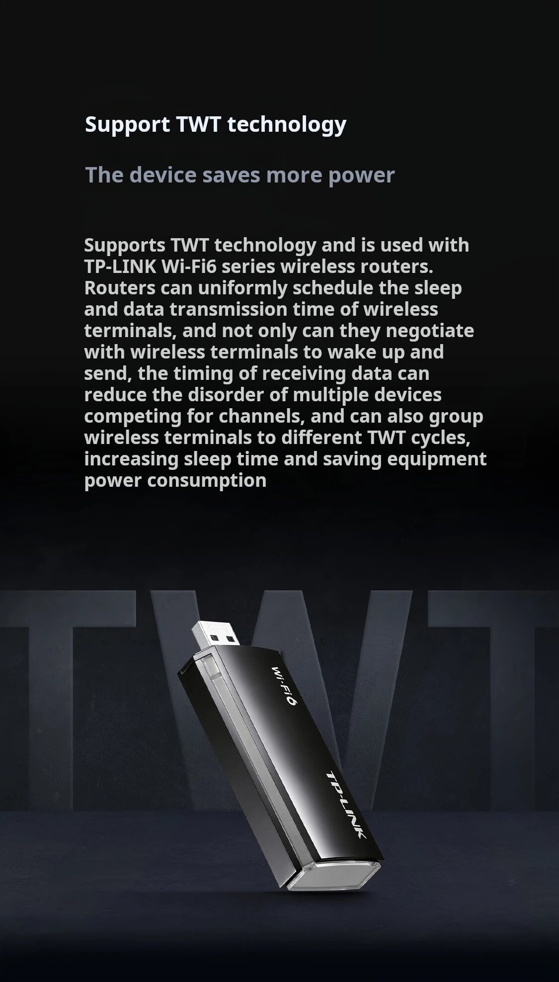 TP-LINK WiFi 6 AX3000 Dual-Band Wireless USB Network Card, Compatible with Windows 11/10, TL-XDN9000