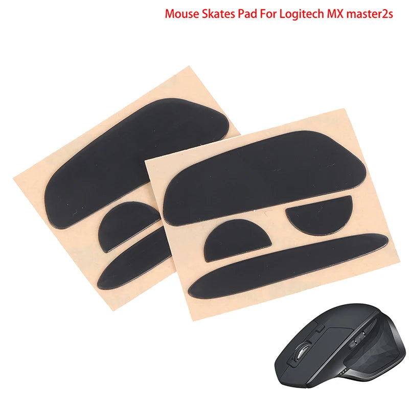 1Pack Glass Mouse Skates Glide Feet Pads Mouse Feet Sticker for G Pro Wireless Rounded Curved Edges