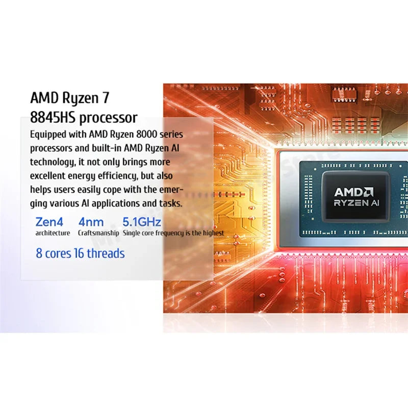 New HONOR Laptop MagicBook X16 Plus 16"Inch 2.5K 120Hz AMD Ryzen R7 8845HS 16/32GB 512GB/1TB Computer PC Notebook Ultrabook