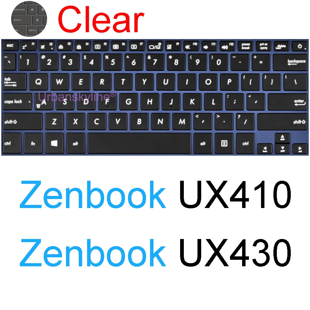 Keyboard Cover for ASUS Zenbook 14 Flip 14X OLED Pro UX3406 UX3405 UX3404 UX3402 UM3402 UP3404 Q425 Silicone Protector Skin Case