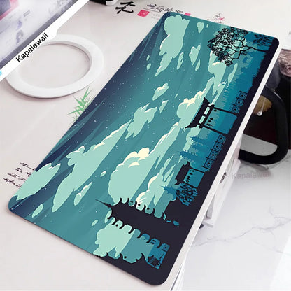 Gmk Starry Sky Mouse Pad XXL Company Mouse Mat Gamer Mechanical Keyboard Desk Mat Large Deskpad 900x400 Personalized Mousepad