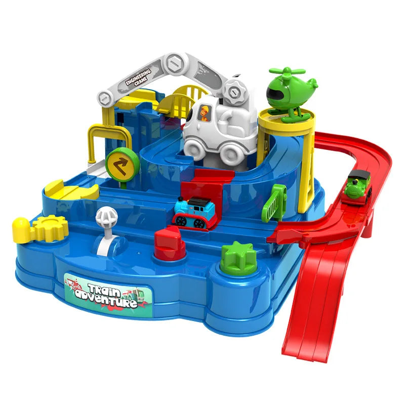 Car Train Track Sets Board Adventure Game Toy Interactive Boy Parking for Children 2 To 4 Year Old Kids Birthday Gift