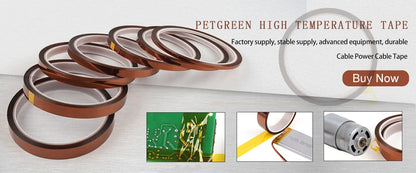 Gold High Temperature Heat BGA Tape Thermal Insulation Tape Electronics Board Protection Polyimide Adhesive Insulating Tape