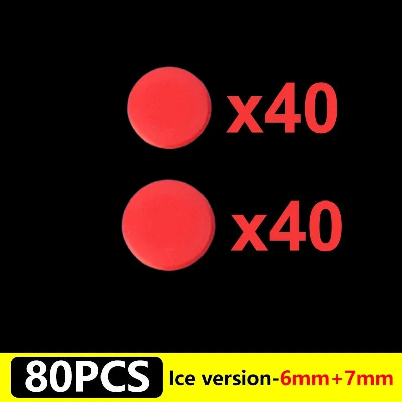 Mouse Feet Replacement Rounded Dots Universal Mouse Skates DIY Mice Glide Feet Wear Resistant Small Round Dot for Glass Mousepad