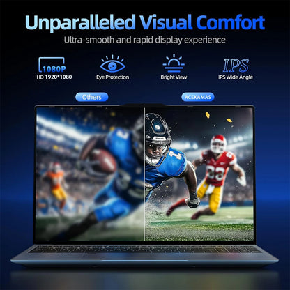 ACEKAMAS 15.6" Intel Core i7 6500U i3 6100U Laptop Computer Windows 11 Pro 16GB DDR4 1TB SSD Notebook PC Portable Laptops Gaming