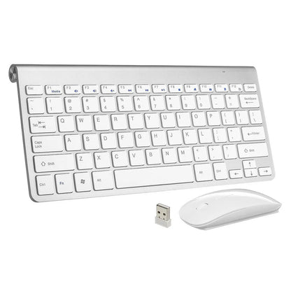 2.4Ghz Ultra-Thin Wireless Keyboard And Mouse Combo With USB Receiver Mouse Keyboard Set For Apple PC WindowsXP/7/8/10
