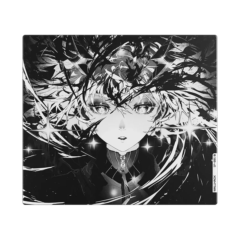 Wallhack Sp-005 Awake Sora Glass Mouse Pad 450x400MM Large Size E-sports Gaming Desk Pad Photovoltaic Glass Mouse Pad Customized