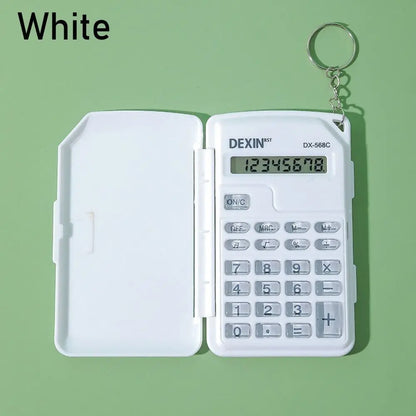 Flip Cover Calculator Mini Portable Math Calculator For Office Accounting School Students