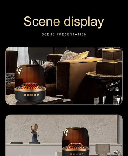 5th Glass Bluetooth Speaker Subwoofer Colorful Home High Volume Wireless Smart Computer Speaker ﻿Electronics Desk Accessories