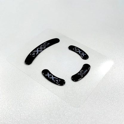 1Pack Glass Mouse Skates Glide Feet Pads Mouse Feet Sticker for G Pro Wireless Rounded Curved Edges