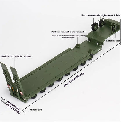 New In Stock Mesdi 1:64 Scania R650 Civilian Trailer Transport Vehicle Alloy Small Model Miniature Diecast Scania Custom Toy Gif