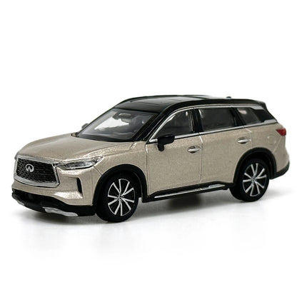 1:64 Scale Infiniti QX60 2022 Car Model for Men 1/64 Diecast Miniature Metal Static Simulation Vehicles Model Toys Birthday Gift